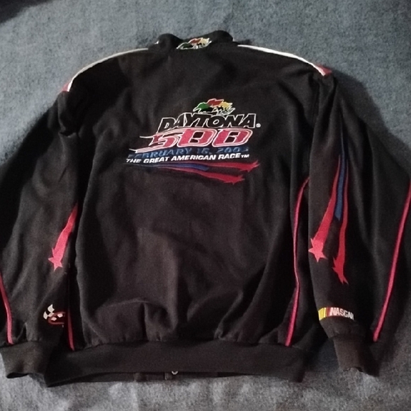 Chase Authentics Black Daytona 500 Varsity Jacket - Picture 2 of 10